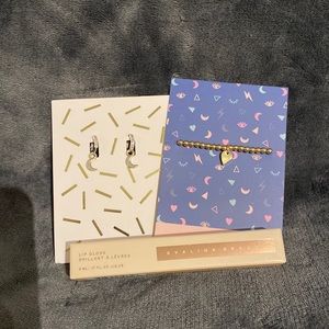 Foxy originals moon earrings and heart bracelet